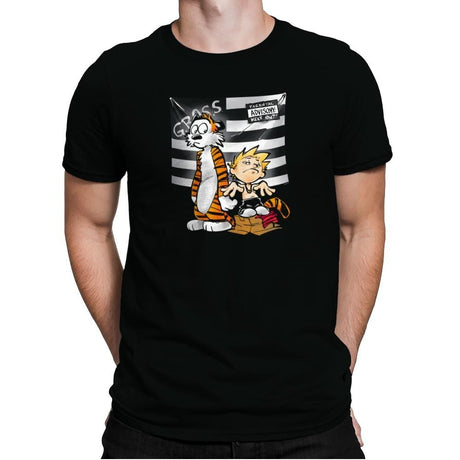 Calvonia Exclusive - Mens Premium T-Shirts RIPT Apparel Small / Black
