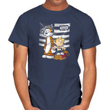 Calvonia Exclusive - Mens T-Shirts RIPT Apparel Small / Navy