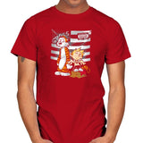 Calvonia Exclusive - Mens T-Shirts RIPT Apparel Small / Red