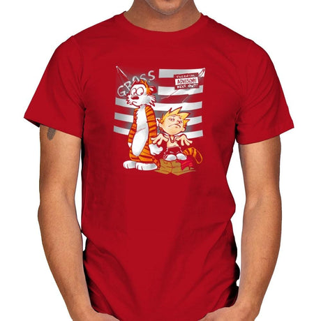 Calvonia Exclusive - Mens T-Shirts RIPT Apparel Small / Red