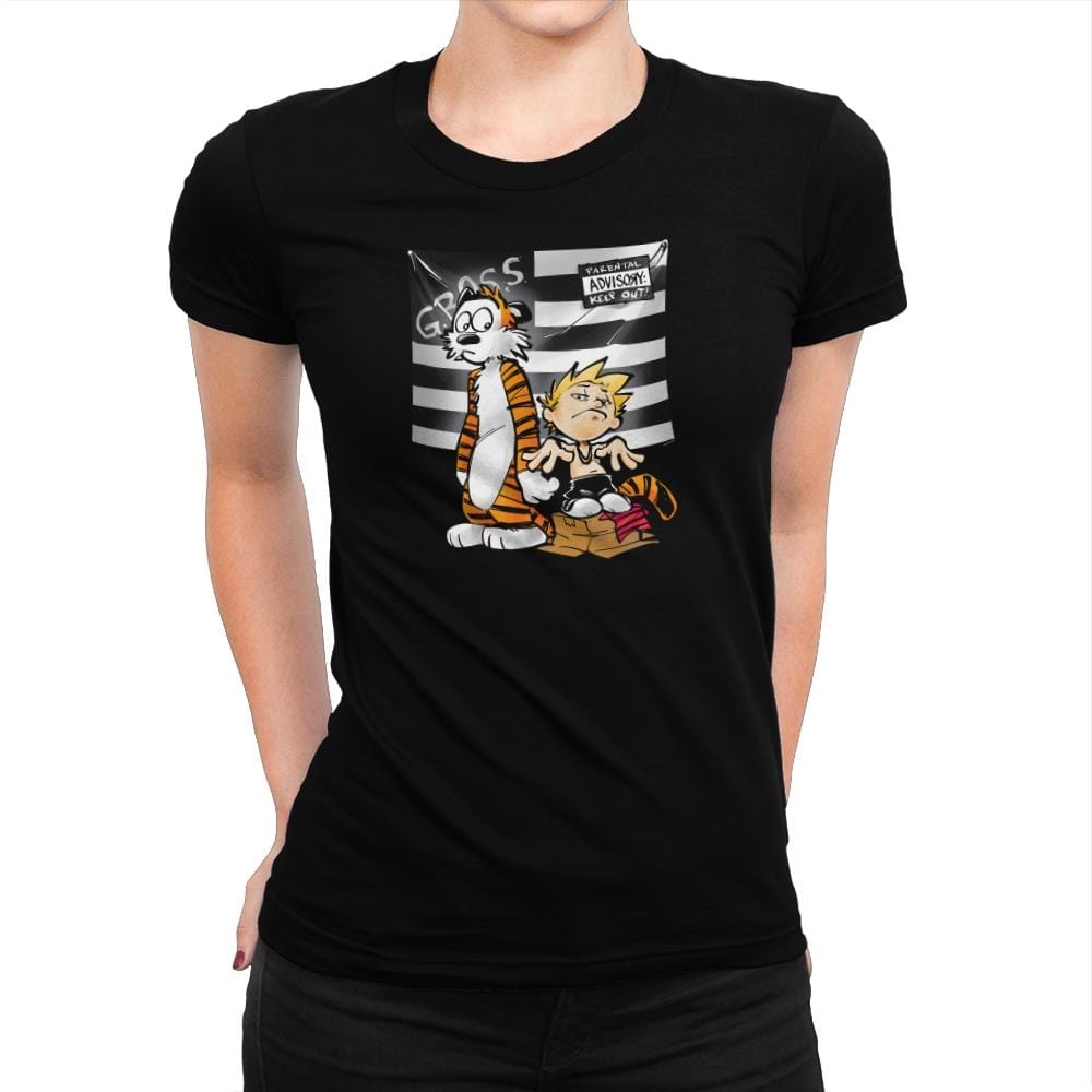 Calvonia Exclusive - Womens Premium T-Shirts RIPT Apparel Small / Indigo