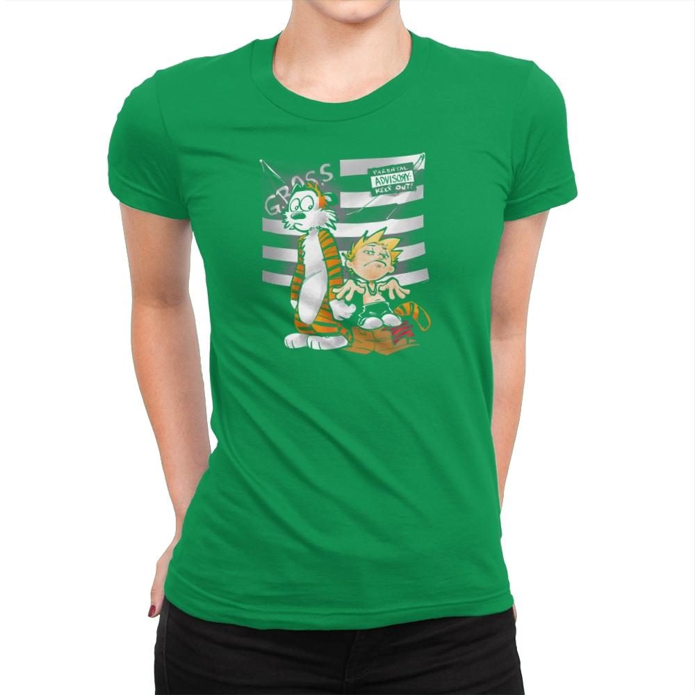 Calvonia Exclusive - Womens Premium T-Shirts RIPT Apparel Small / Kelly Green