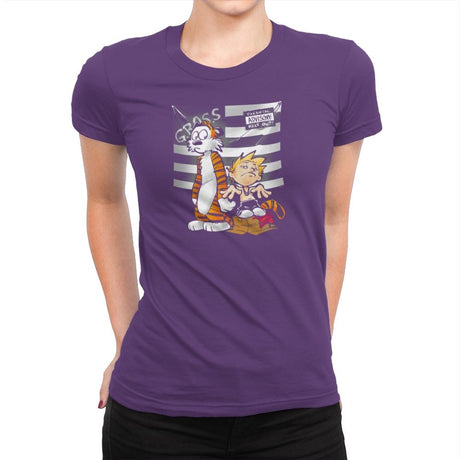 Calvonia Exclusive - Womens Premium T-Shirts RIPT Apparel Small / Purple Rush
