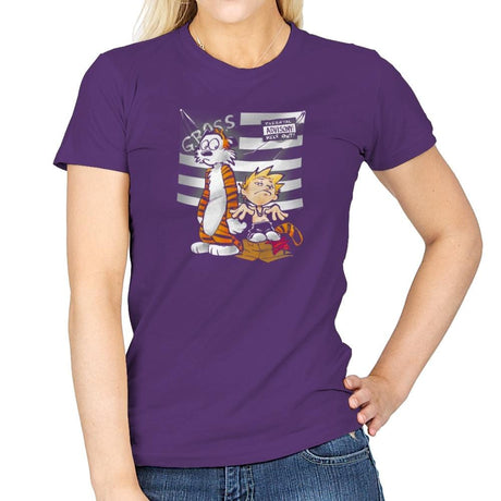 Calvonia Exclusive - Womens T-Shirts RIPT Apparel Small / Purple