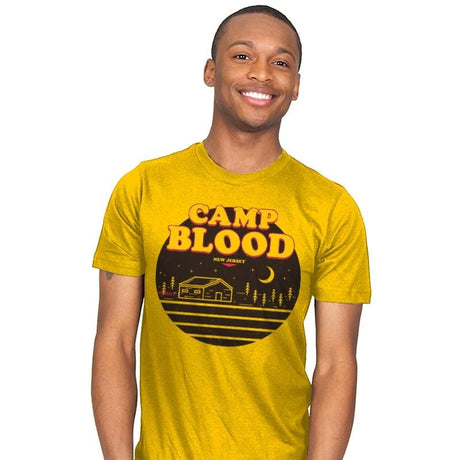 Camp Bloody - Mens T-Shirts RIPT Apparel Small / Sunshine