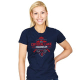 Camp Counselor - Womens T-Shirts RIPT Apparel Small / Navy