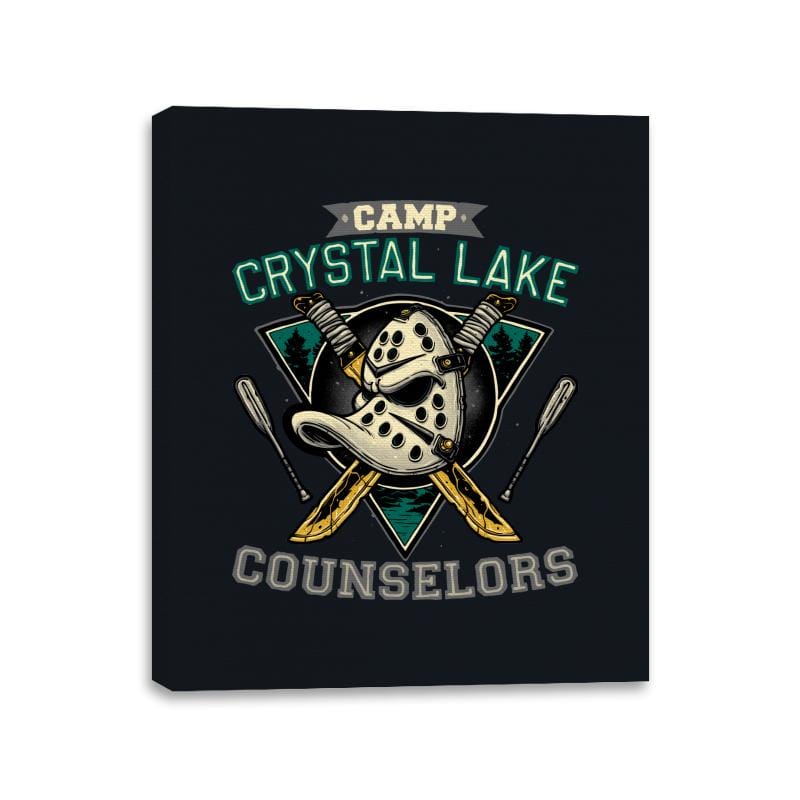 Camp Counselors - Canvas Wraps Canvas Wraps RIPT Apparel 11x14 / Black