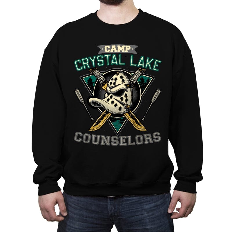 Camp Counselors - Crew Neck Sweatshirt Crew Neck Sweatshirt RIPT Apparel Small / Black