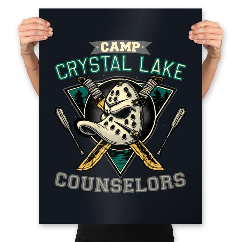 Camp Counselors - Prints Posters RIPT Apparel 18x24 / Black