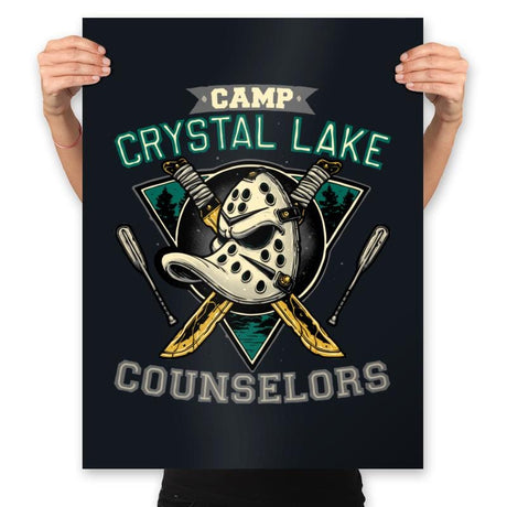 Camp Counselors - Prints Posters RIPT Apparel 18x24 / Black