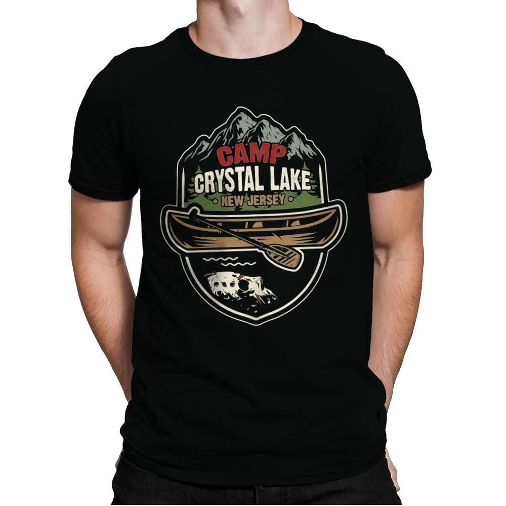 Camp Crystal Lake - Mens Premium T-Shirts RIPT Apparel Small / Black