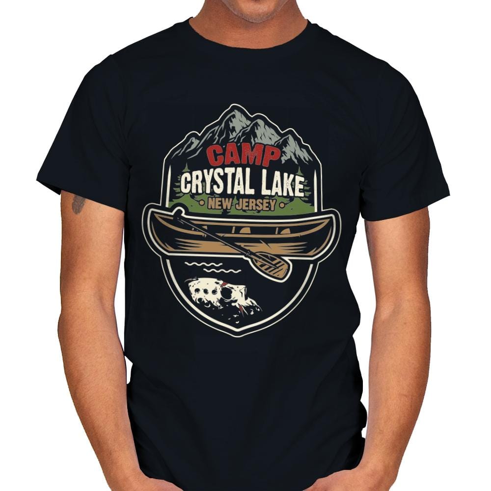 Camp Crystal Lake - Mens T-Shirts RIPT Apparel Small / Black