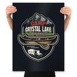 Camp Crystal Lake - Prints Posters RIPT Apparel 18x24 / Black