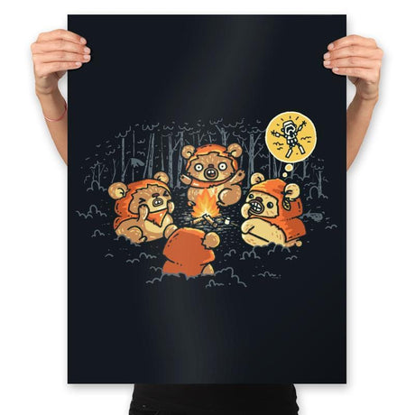 Campfire Tales II - Prints Posters RIPT Apparel 18x24 / Black