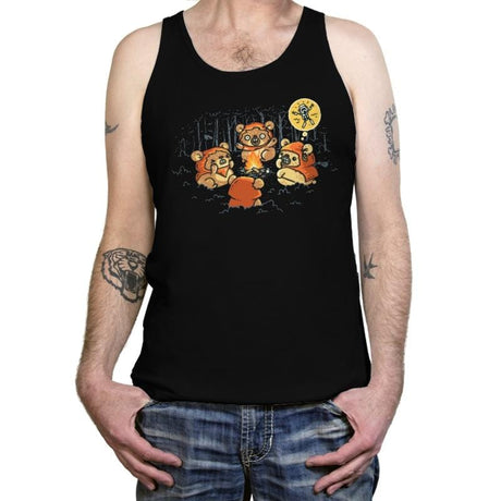 Campfire Tales II - Tanktop Tanktop RIPT Apparel X-Small / Black