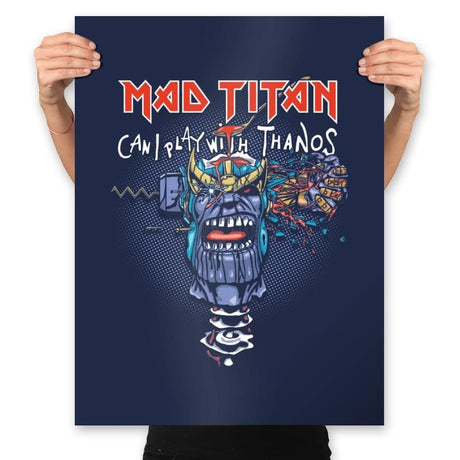 Can I Play With - Prints Posters RIPT Apparel 18x24 / Navy