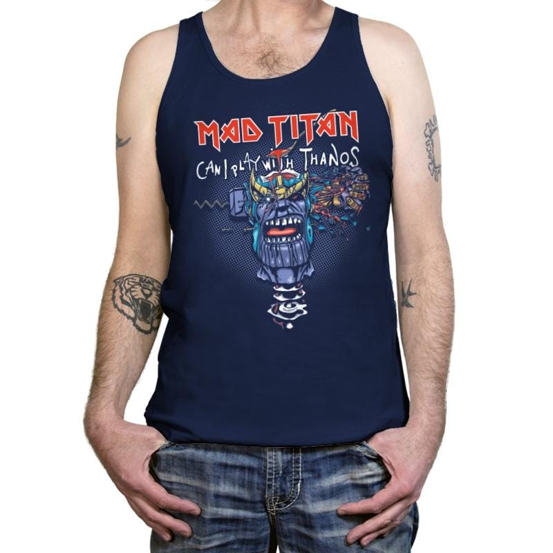Can I Play With - Tanktop Tanktop RIPT Apparel X-Small / Navy