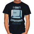 Can't Control Emotions - Mens T-Shirts RIPT Apparel Small / Black