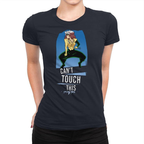Can't Touch This - Anytime - Womens Premium T-Shirts RIPT Apparel Small / Midnight Navy