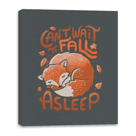 Can't Wait to Fall Asleep - Canvas Wraps Canvas Wraps RIPT Apparel
