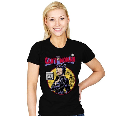 Can't Woman - Womens T-Shirts RIPT Apparel