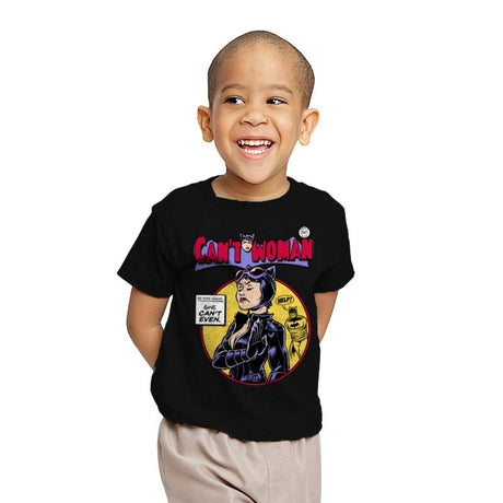 Can't Woman - Youth T-Shirts RIPT Apparel X-small / Black