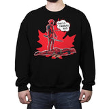 Canada's Ass - Crew Neck Sweatshirt Crew Neck Sweatshirt RIPT Apparel