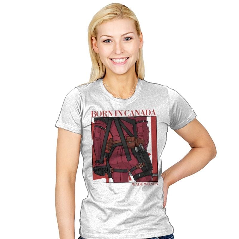 Canada's Greatest ASSet - Womens T-Shirts RIPT Apparel Small / White