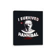 Cannibal Survivor - Canvas Wraps Canvas Wraps RIPT Apparel 8x10 / Black