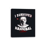Cannibal Survivor - Canvas Wraps Canvas Wraps RIPT Apparel 8x10 / Black