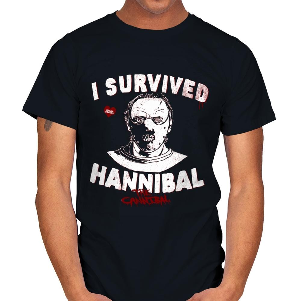 Cannibal Survivor - Mens T-Shirts RIPT Apparel Small / Black