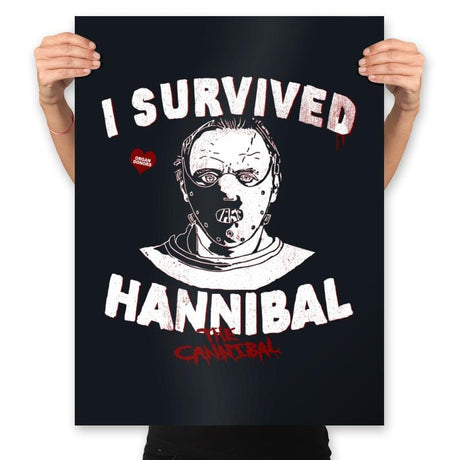 Cannibal Survivor - Prints Posters RIPT Apparel 18x24 / Black