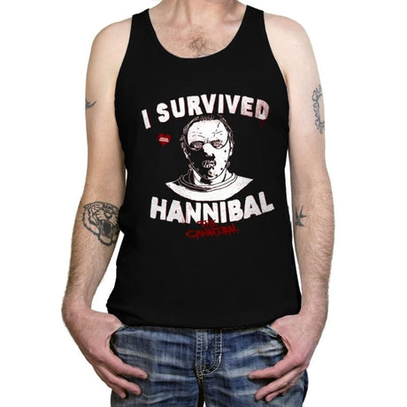 Cannibal Survivor - Tanktop Tanktop RIPT Apparel X-Small / Black
