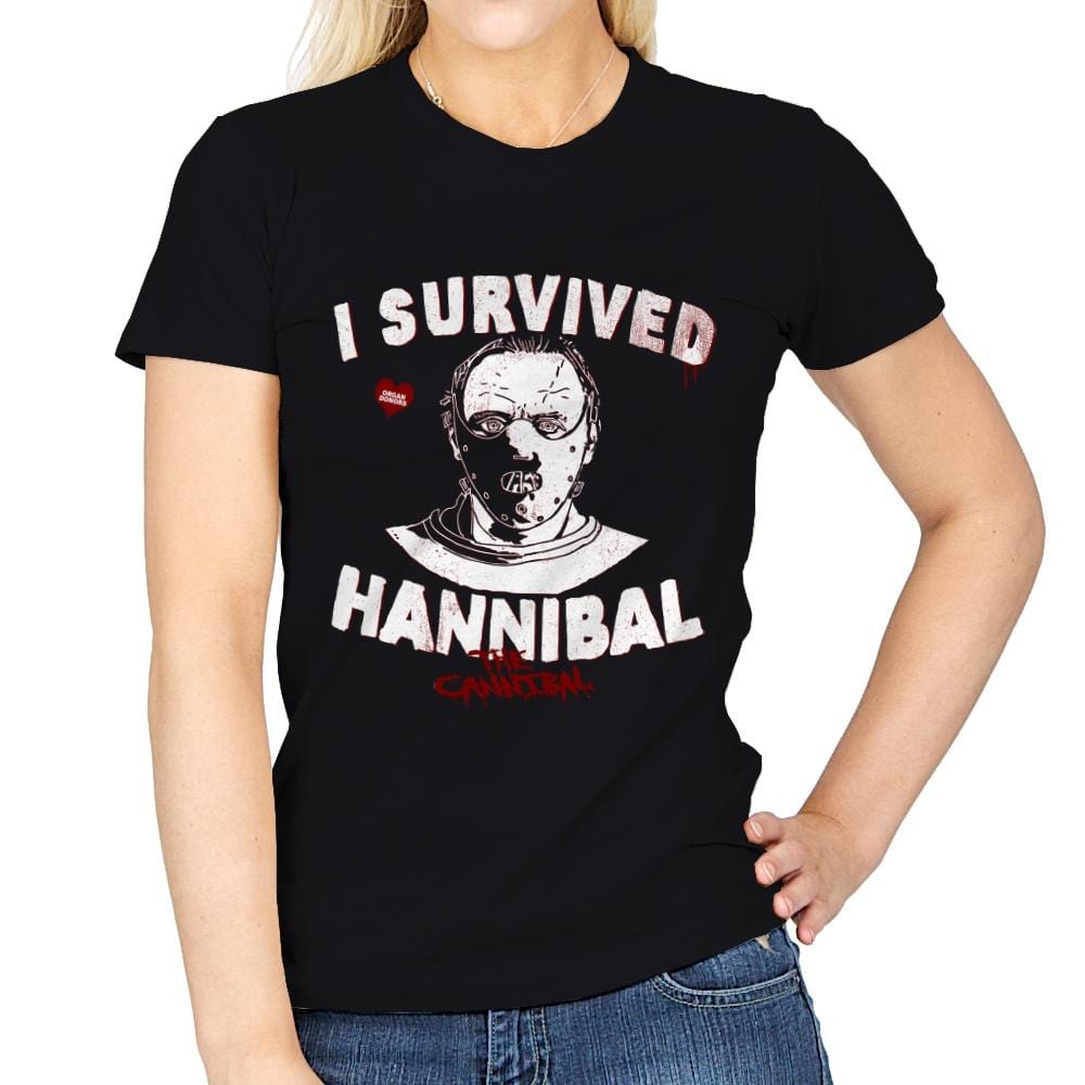 Cannibal Survivor - Womens T-Shirts RIPT Apparel Small / Black