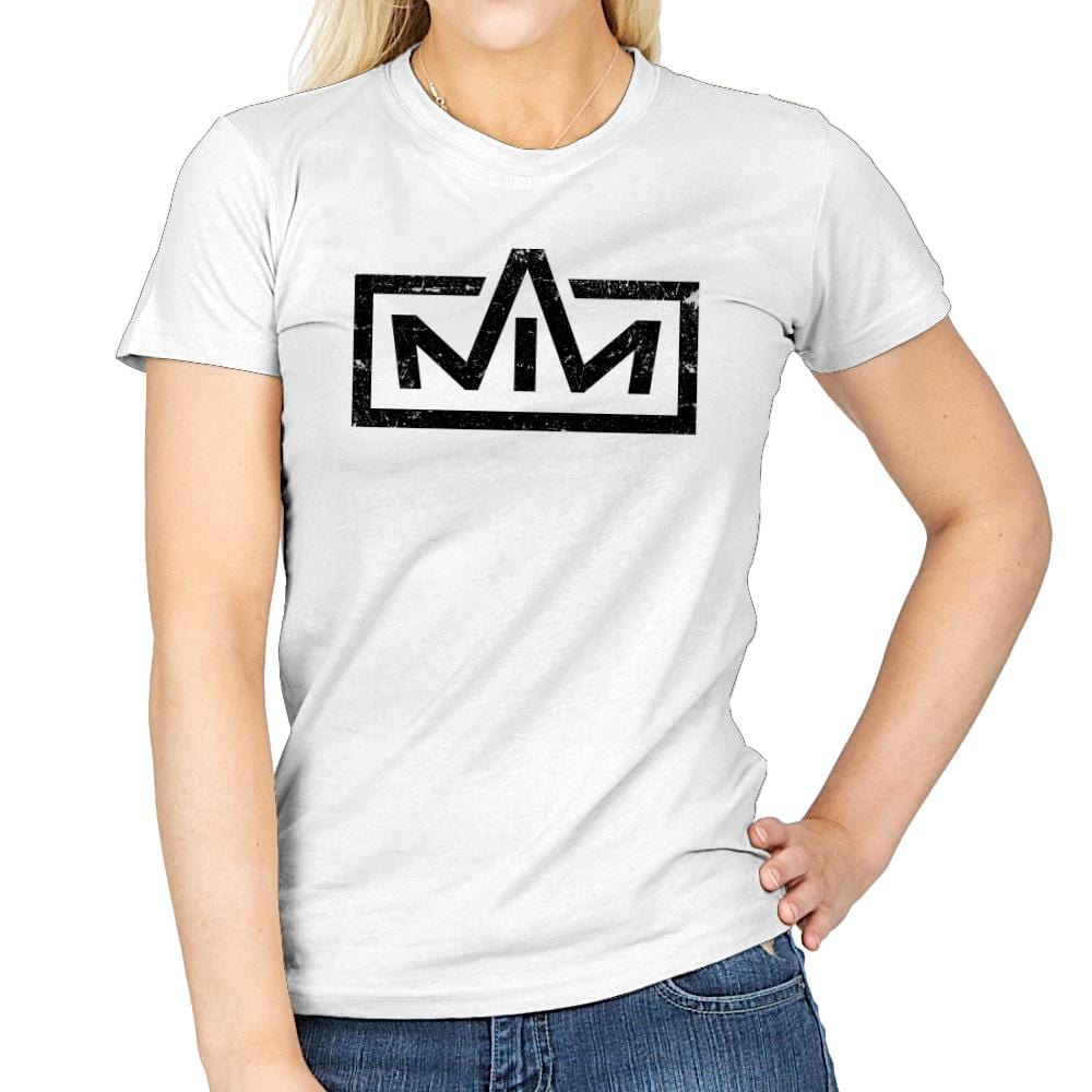 Cap'NIN - Womens T-Shirts RIPT Apparel Small / White