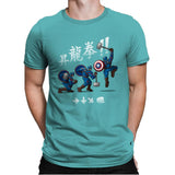 Cap Shoryuken - Anytime - Mens Premium T-Shirts RIPT Apparel Small / Tahiti Blue