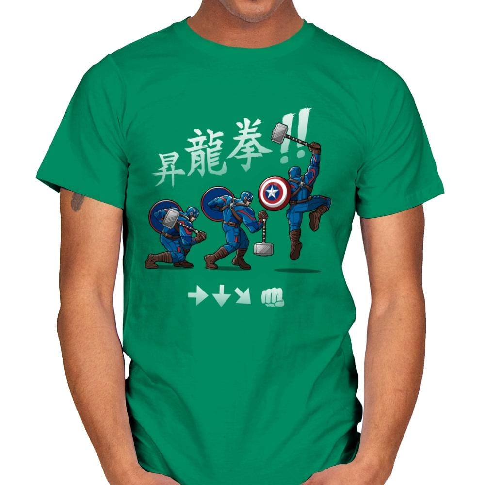 Cap Shoryuken - Anytime - Mens T-Shirts RIPT Apparel Small / Kelly Green