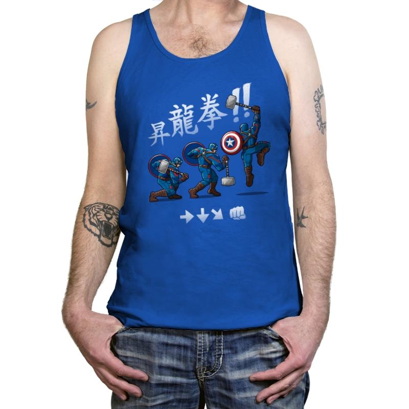 Cap Shoryuken - Anytime - Tanktop Tanktop RIPT Apparel X-Small / True Royal