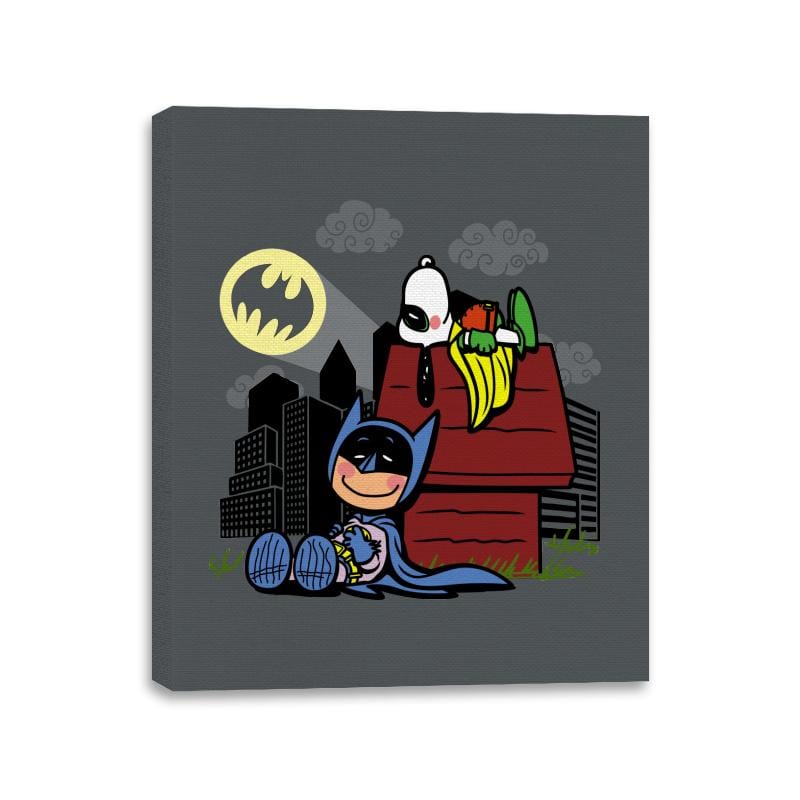Caped Nuts - Canvas Wraps Canvas Wraps RIPT Apparel 11x14 / Charcoal