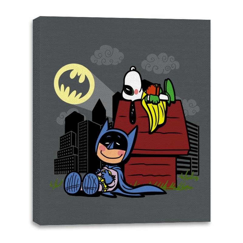 Caped Nuts - Canvas Wraps Canvas Wraps RIPT Apparel 16x20 / Charcoal