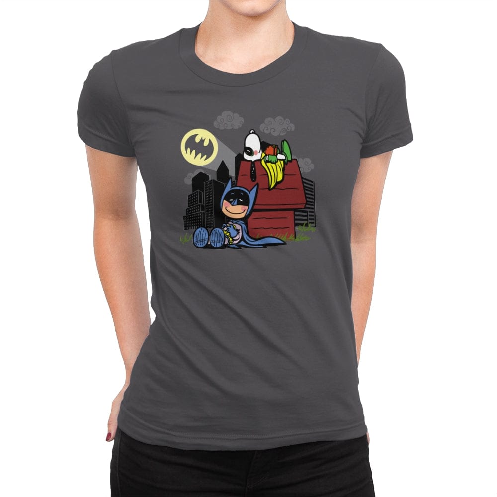 Caped Nuts - Womens Premium T-Shirts RIPT Apparel Small / Heavy Metal