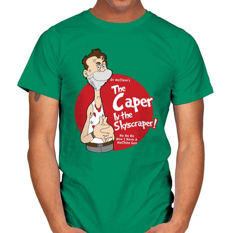 Caper in the Skyscraper - Mens T-Shirts RIPT Apparel Small / Kelly