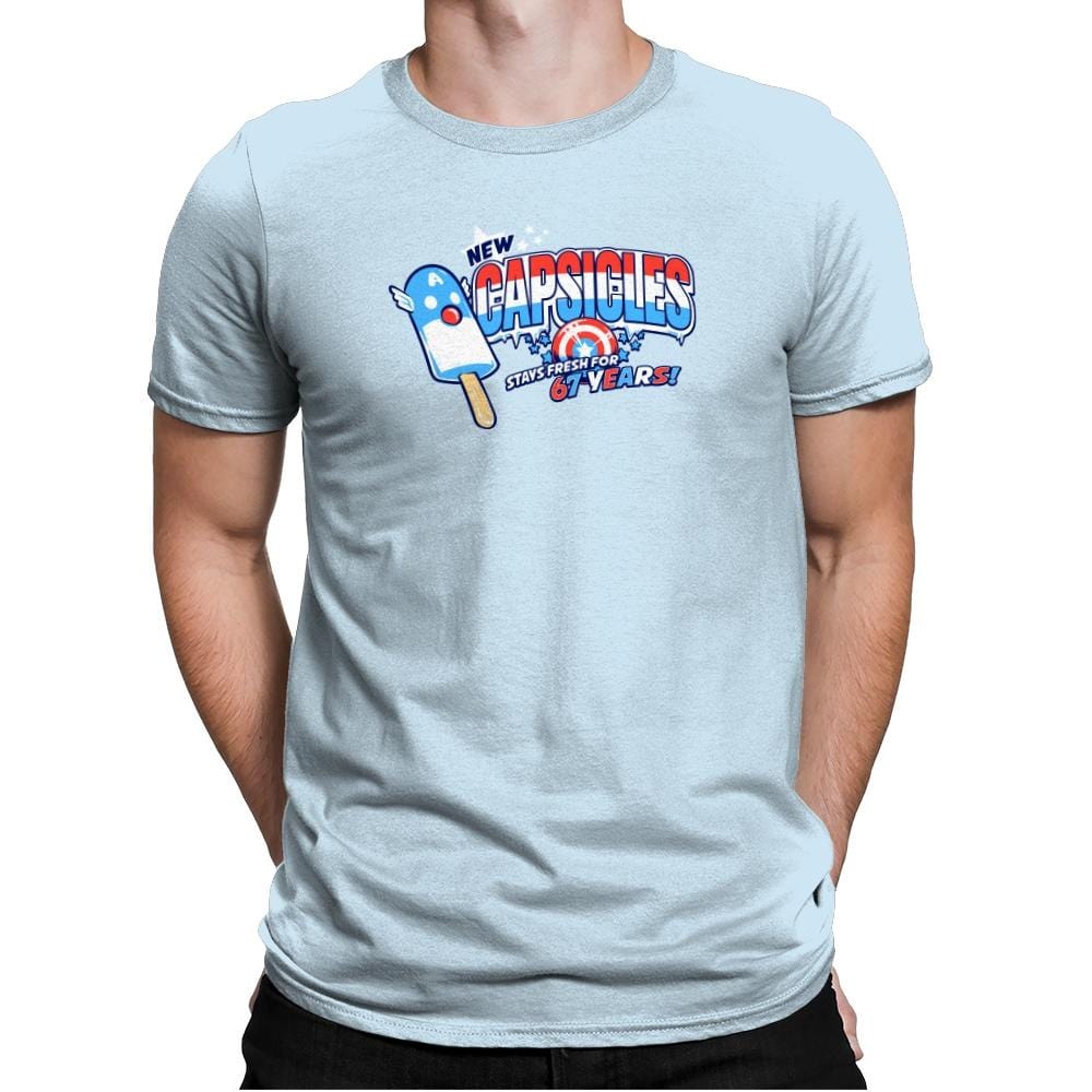 Capsicles Exclusive - Mens Premium T-Shirts RIPT Apparel Small / Light Blue