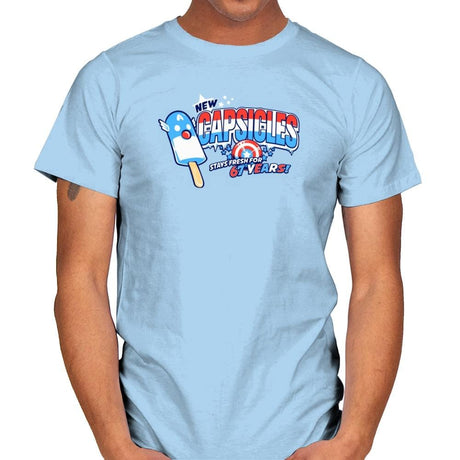 Capsicles Exclusive - Mens T-Shirts RIPT Apparel Small / Light Blue