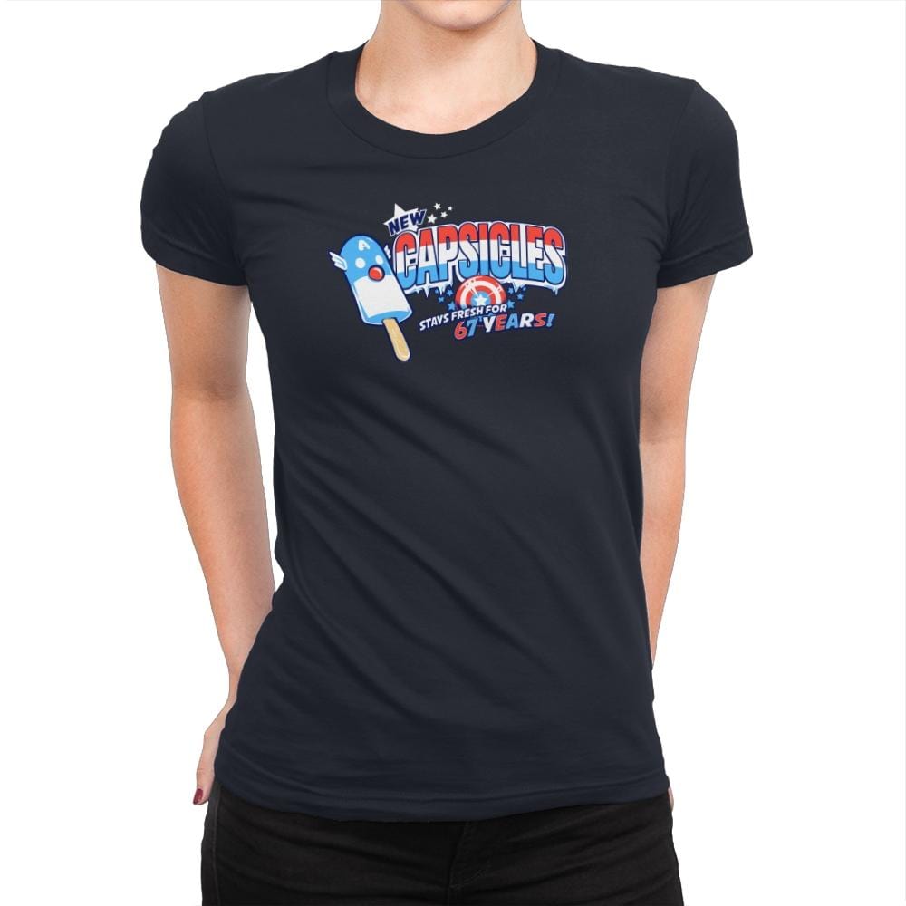 Capsicles Exclusive - Womens Premium T-Shirts RIPT Apparel Small / Midnight Navy