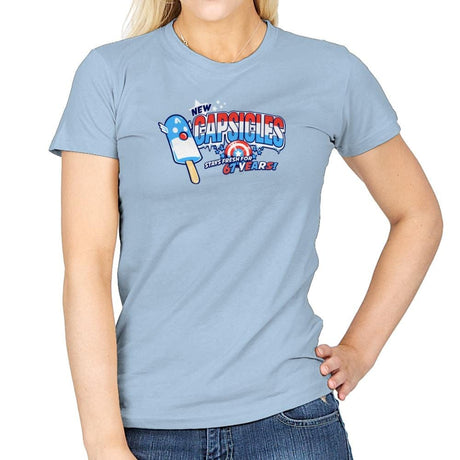 Capsicles Exclusive - Womens T-Shirts RIPT Apparel Small / Light Blue