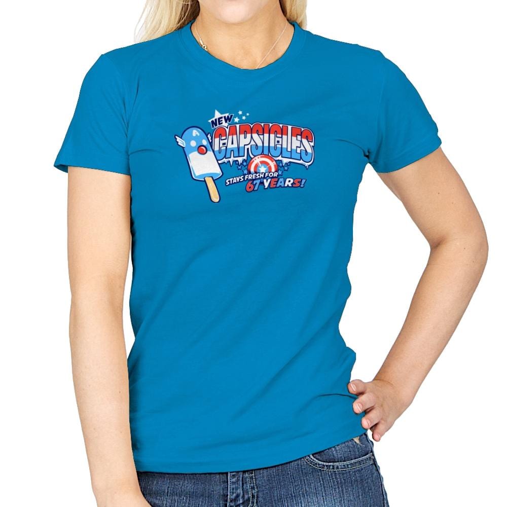 Capsicles Exclusive - Womens T-Shirts RIPT Apparel Small / Sapphire