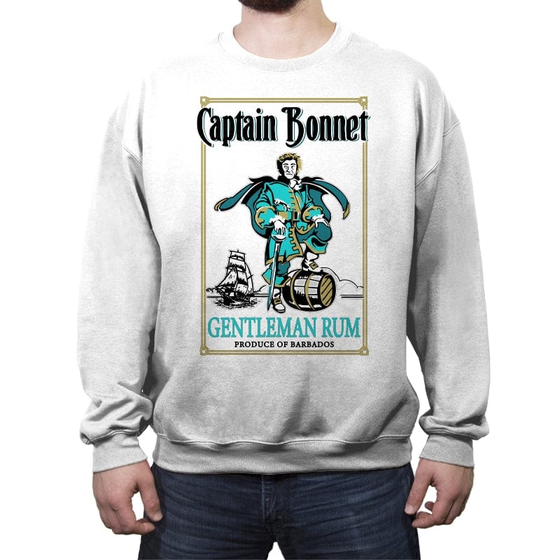 Captain Bonnet - Crew Neck Sweatshirt Crew Neck Sweatshirt RIPT Apparel Small / White