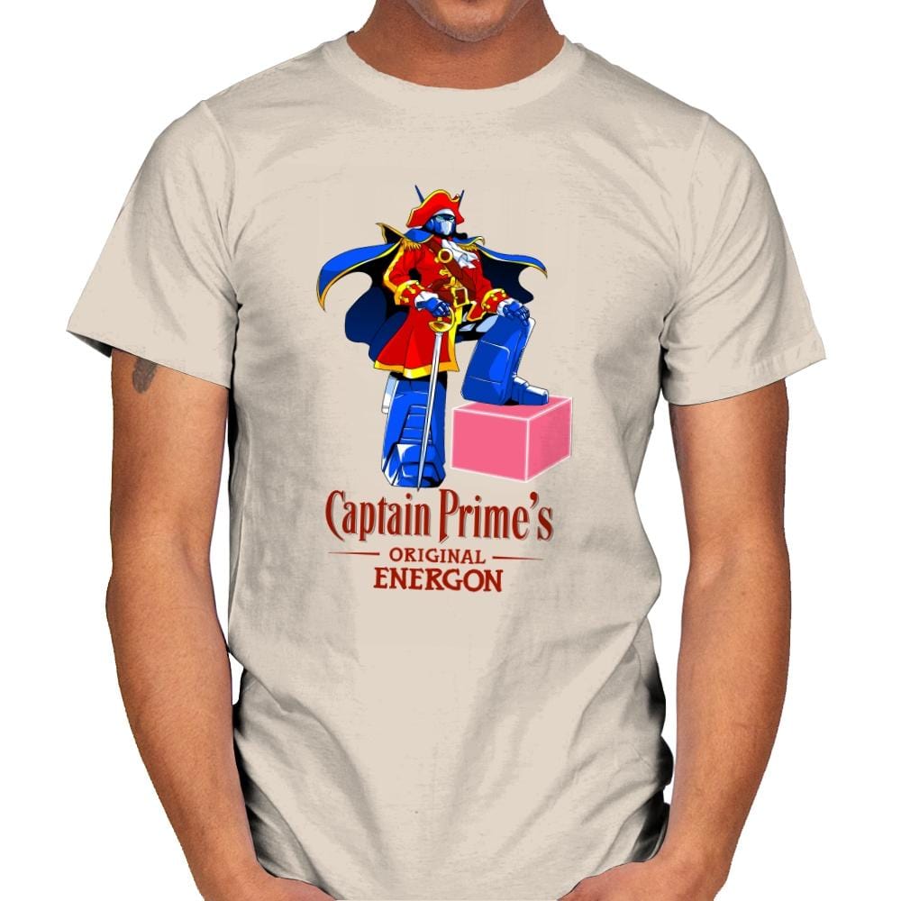 Captain P.'s Original Energon Exclusive - Shirtformers - Mens T-Shirts RIPT Apparel Small / Natural