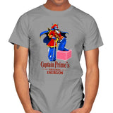 Captain P.'s Original Energon Exclusive - Shirtformers - Mens T-Shirts RIPT Apparel Small / Sport Grey